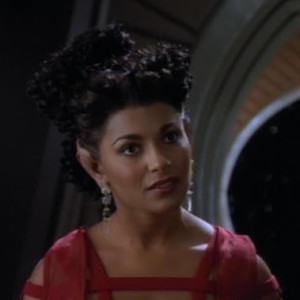  Fenna from DS9 (Deep Space 9) episode 2-9 "Second Sight." played by Salli Elise Richardson.